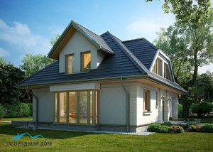 Проект каркасного дома КД 216/1