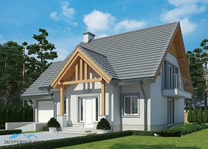 Проект каркасного дома КД 216