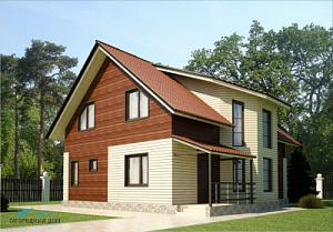 Проект каркасного дома КД 228