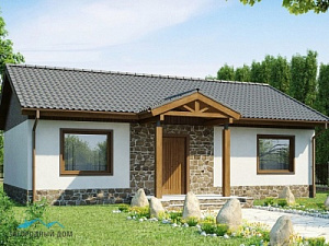 Проект каркасного дома КД 83/1