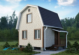 Проект каркасного дома КД 38