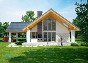 Проект каркасного дома КД 111/1