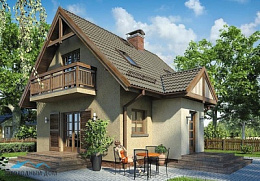 Проект каркасного дома КД 104/2