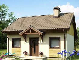 Проект каркасного дома КД 51