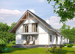 Проект каркасного дома КД 152