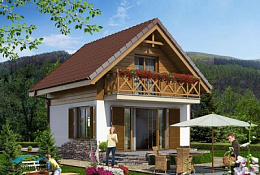 Проект каркасного дома КД 63