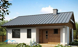 Проект каркасного дома КД 78
