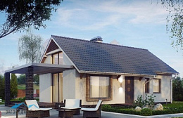 Проект каркасного дома КД 67