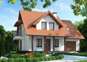 Проект каркасного дома КД 196