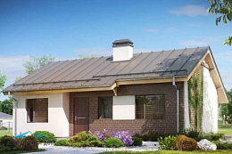 Проект каркасного дома КД 74