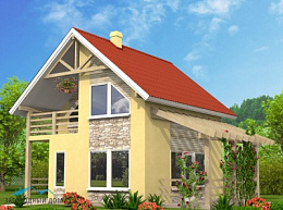 Проект каркасного дома КД 91/2